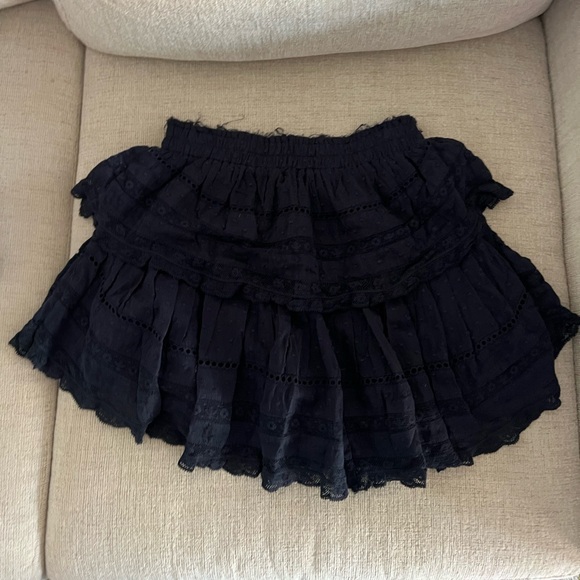 LoveShackFancy Skirt - Navy - Picture 4 of 5